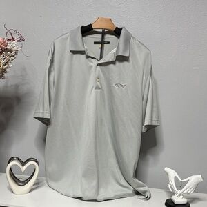 Greg Norman Collection Silver Polo Shirt